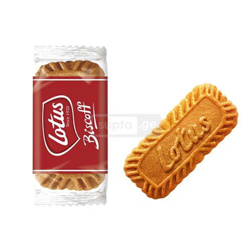 LOTUS-ლოტუსი Biscotti - ინდივიდუალურად შეფუთული ორცხობილა 50ც